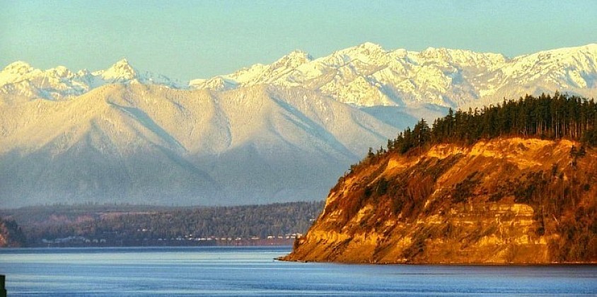 view from the beach park